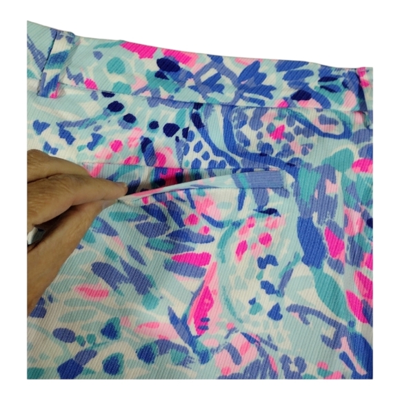 Lilly Pulitzer Callahan Short with Lace Breakwater T‎ Party Wave - Picture 7 of 14
